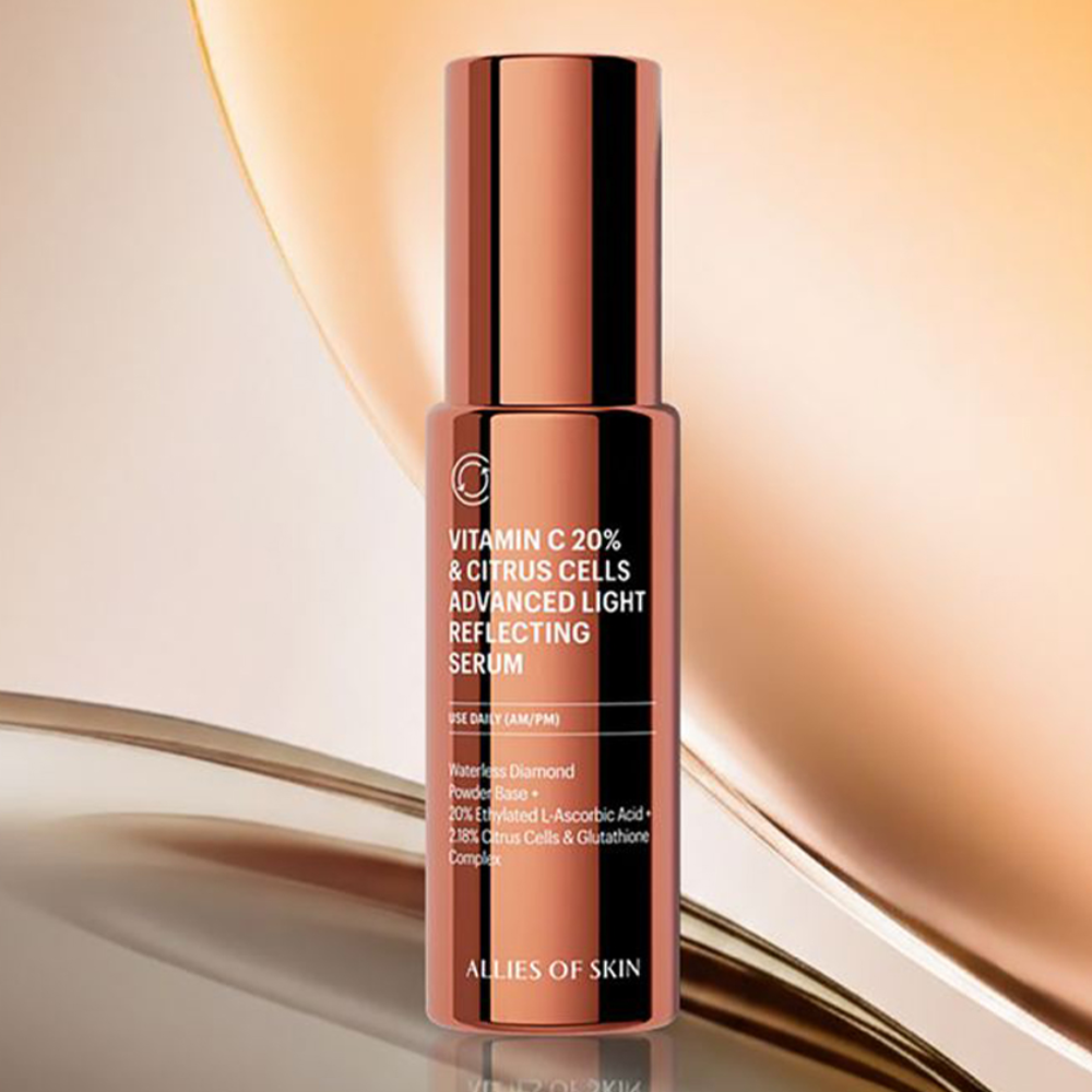 ALLIES OF SKIN Vitamin C 20% & Citrus Cells Advanced Firm & Glow Serum 30ml - Сироватка з вітаміном С та клітинами цитрусу - фото №3 ALLIES OF SKIN Vitamin C 20% & Citrus Cells Advanced Firm & Glow Serum 30ml - Сироватка з вітаміном С та клітинами цитрусу - фото №3